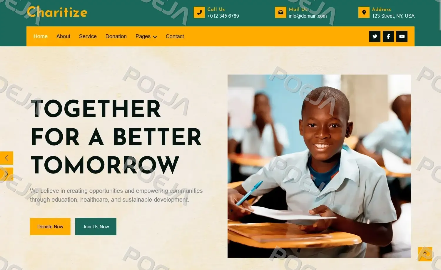 HTML Charity Template
